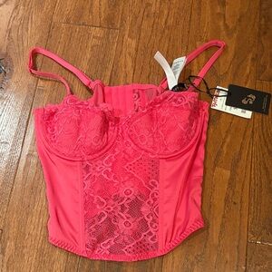 Pink Lace Corset